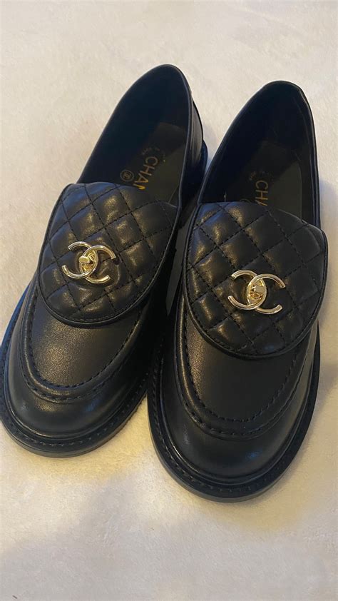 chanel loafers 2021|authentic Chanel loafers.